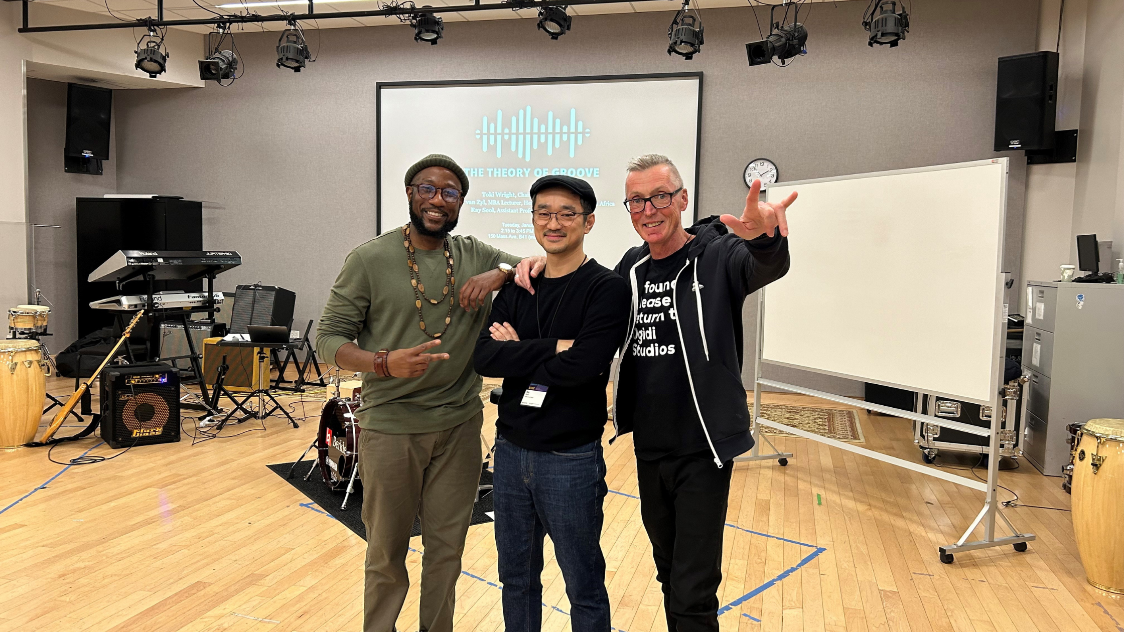 Toki Wright, Ray Seol and Barry Van Zyl