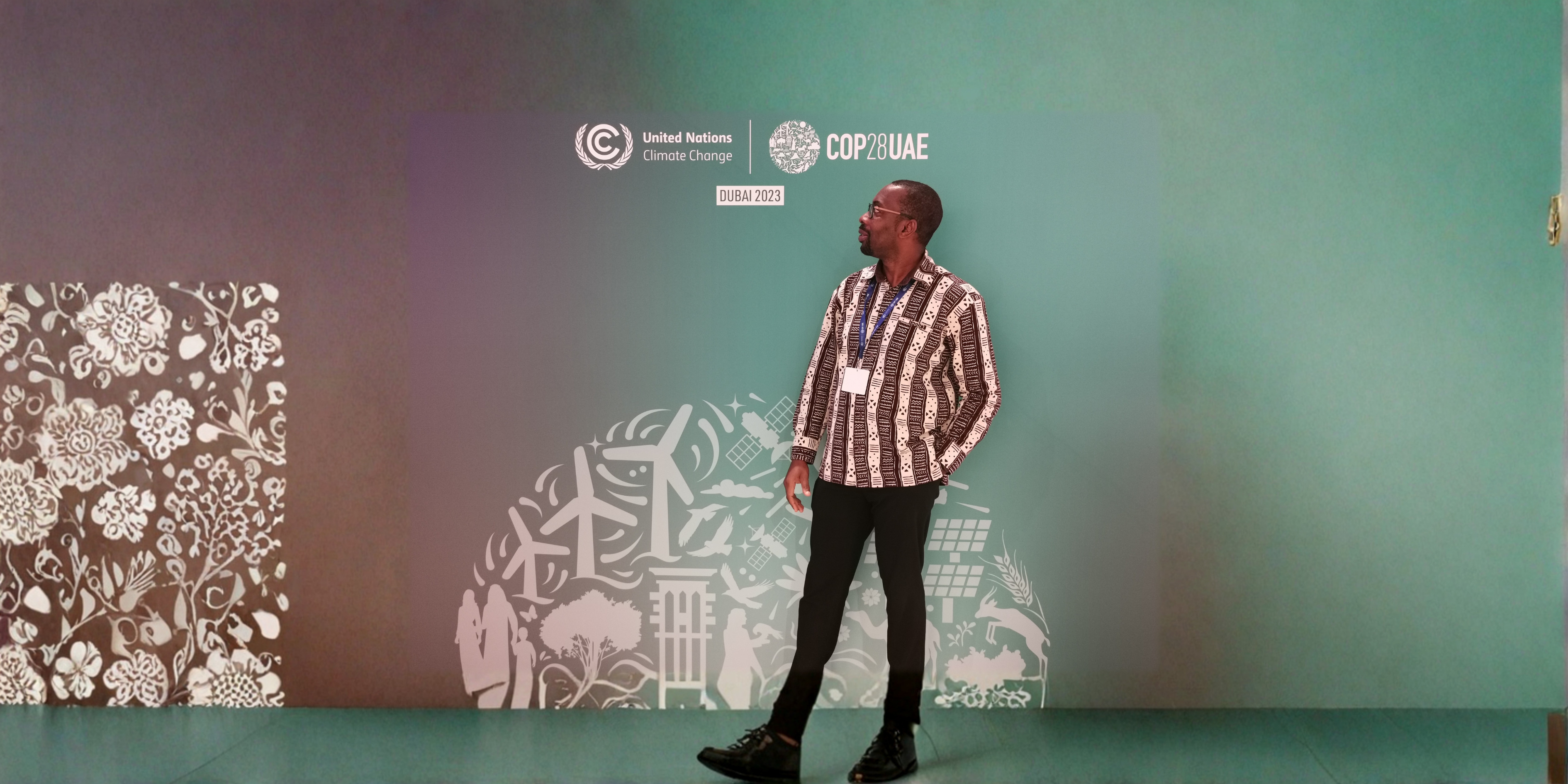 Prof Emmanuel Essah from the University of Reading at COP28 UAE